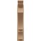 Ekena Millwork 6-in W x 24-in D x 32-in H Balboa Trad Rough Cedar Woodgrain TimberThane Outlooker, Primed Tan OUTUR060X24X32BOA04RCPR - alternate 2